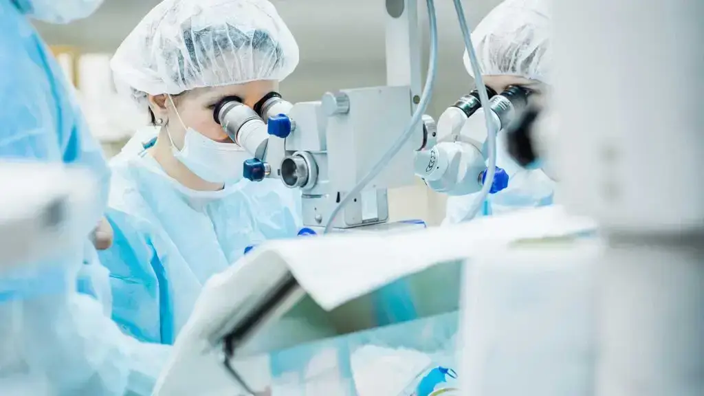 Patient Consultation at Eye Clinic